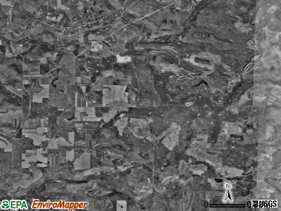 Gaskill township, Pennsylvania satellite photo by USGS