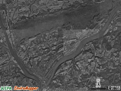 Point township, Pennsylvania satellite photo by USGS