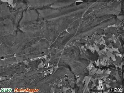 Delano township, Pennsylvania satellite photo by USGS