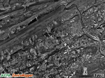 Mahoning township, Pennsylvania satellite photo by USGS