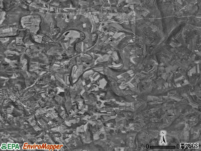 Forward township, Pennsylvania satellite photo by USGS