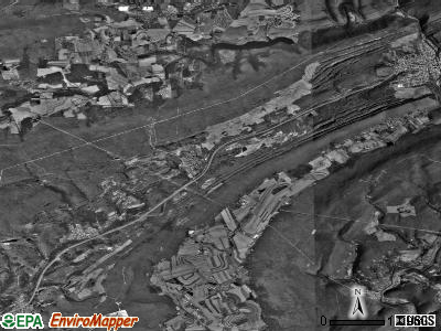 Schuylkill township, Pennsylvania satellite photo by USGS
