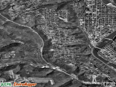 Patterson township, Pennsylvania satellite photo by USGS