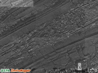 Decatur township, Pennsylvania satellite photo by USGS