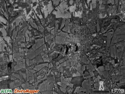 Upper Nazareth township, Pennsylvania satellite photo by USGS