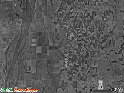 Eliza township, Illinois satellite photo by USGS
