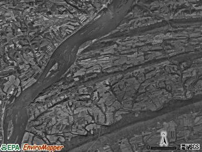 Hegins township, Pennsylvania satellite photo by USGS