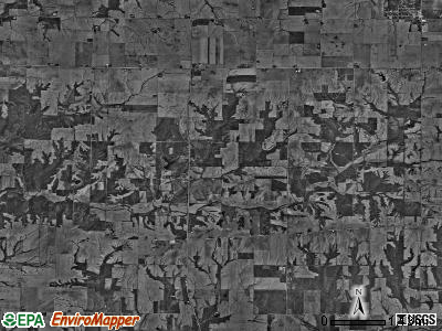 Perryton township, Illinois satellite photo by USGS