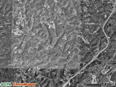 Fawn township, Pennsylvania satellite photo by USGS