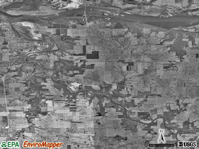 Deer Park township, Illinois satellite photo by USGS