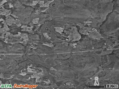 Dean township, Pennsylvania satellite photo by USGS