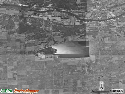 Brookfield township, Illinois satellite photo by USGS