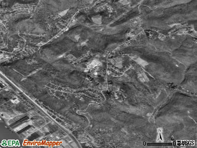 Leet township, Pennsylvania satellite photo by USGS