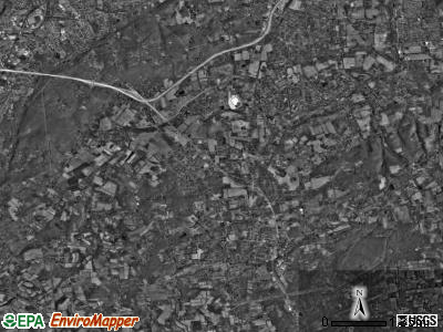 Upper Saucon township, Pennsylvania satellite photo by USGS