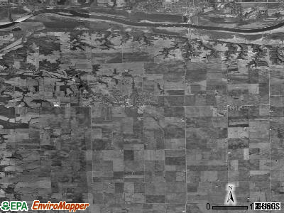 Granville township, Illinois satellite photo by USGS