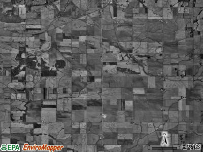 Macon township, Illinois satellite photo by USGS