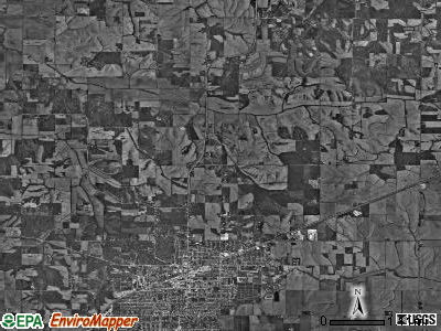 Kewanee township, Illinois satellite photo by USGS
