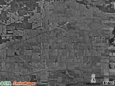 Neponset township, Illinois satellite photo by USGS