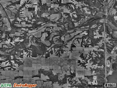 Arispie township, Illinois satellite photo by USGS