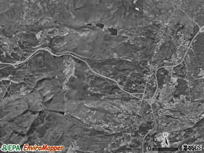 Allegheny township, Pennsylvania satellite photo by USGS