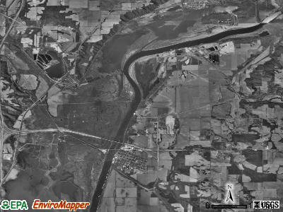 Leepertown township, Illinois satellite photo by USGS