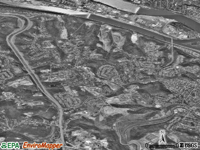 Kennedy township, Pennsylvania satellite photo by USGS