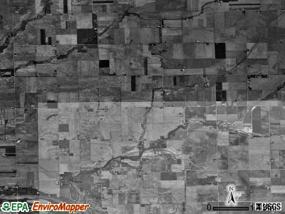 Rockville township, Illinois satellite photo by USGS