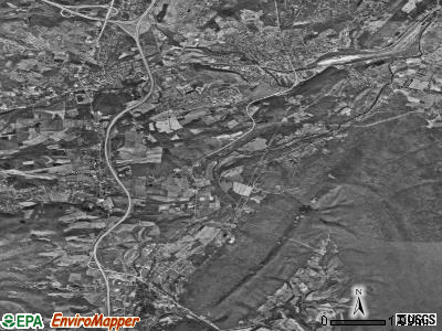 Blair township, Pennsylvania satellite photo by USGS