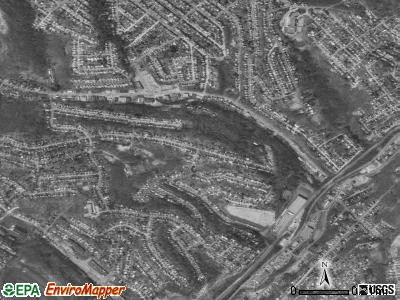 Baldwin township, Pennsylvania satellite photo by USGS