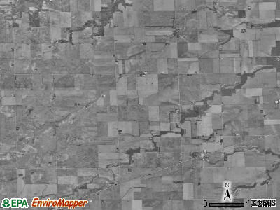 Vienna township, Illinois satellite photo by USGS