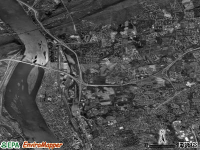 Susquehanna township, Pennsylvania satellite photo by USGS