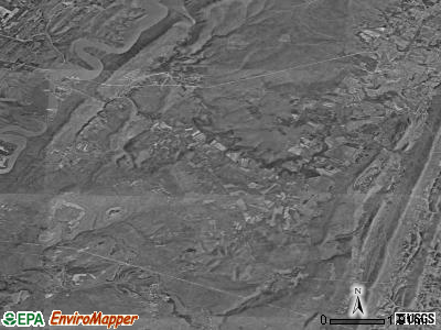 Todd township, Pennsylvania satellite photo by USGS