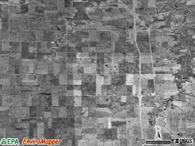 Eden township, Illinois satellite photo by USGS