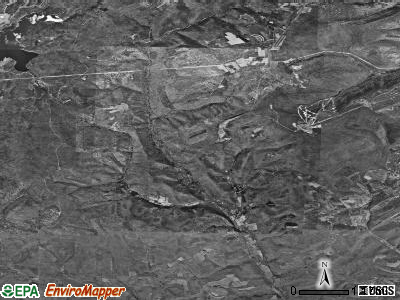 Pavia township, Pennsylvania satellite photo by USGS