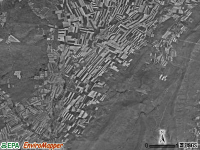 Woodbury township, Pennsylvania satellite photo by USGS