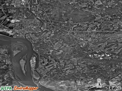 Londonderry township, Pennsylvania satellite photo by USGS