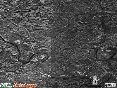 Upper Providence township, Pennsylvania satellite photo by USGS
