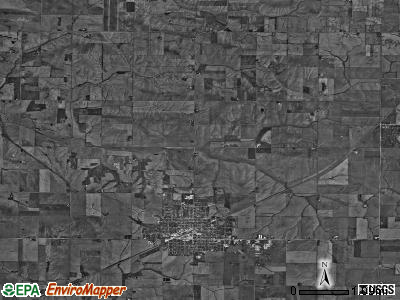 Galva township, Illinois satellite photo by USGS
