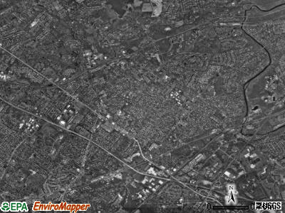 Lower Southampton township, Pennsylvania satellite photo by USGS