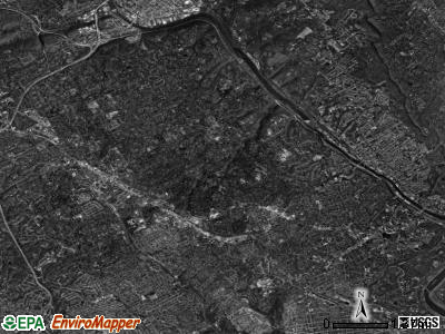 Lower Merion township, Pennsylvania satellite photo by USGS
