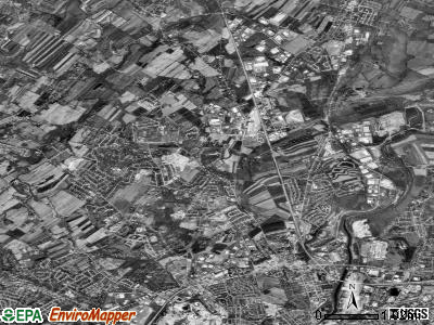 Manchester township, Pennsylvania satellite photo by USGS