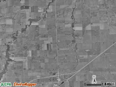 Goodfarm township, Illinois satellite photo by USGS