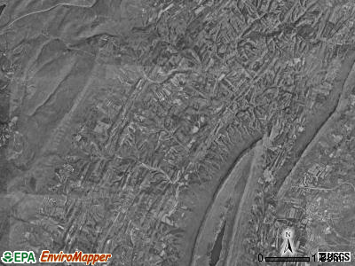 Licking Creek township, Pennsylvania satellite photo by USGS