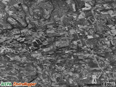 Pequea township, Pennsylvania satellite photo by USGS