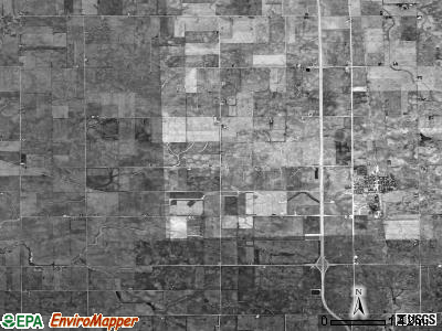 Hope township, Illinois satellite photo by USGS