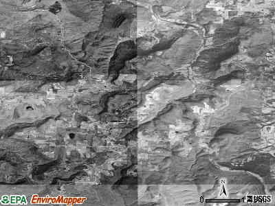 Summit township, Arkansas satellite photo by USGS