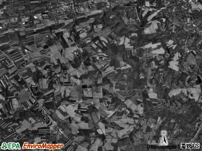 Highland township, Pennsylvania satellite photo by USGS