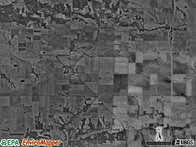 Rio township, Illinois satellite photo by USGS