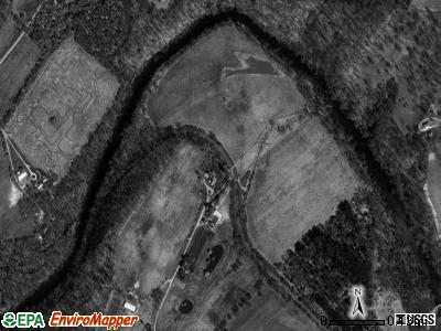 Birmingham township, Pennsylvania satellite photo by USGS