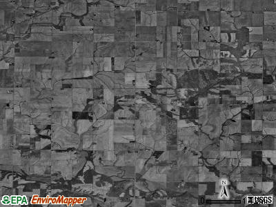 Lynn township, Illinois satellite photo by USGS